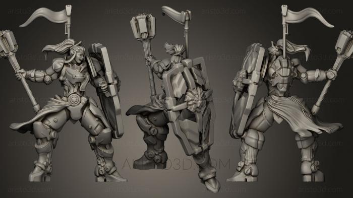 Figurines heroes, monsters and demons (STKM_0149) 3D model for CNC machine